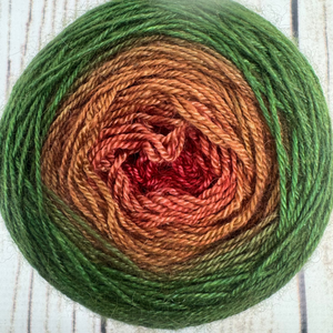 Fall Forest camel silk gradient - 585 yards