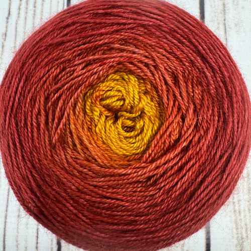 Fire camel silk gradient - 585 yards
